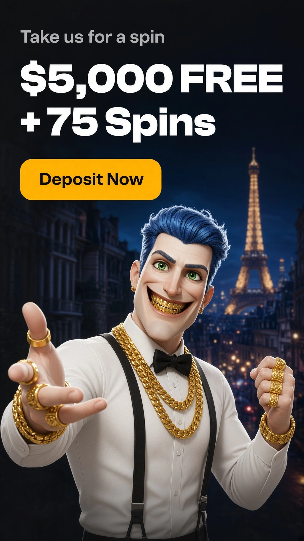 Aperçu de la page d’atterrissage affilié Joka casino